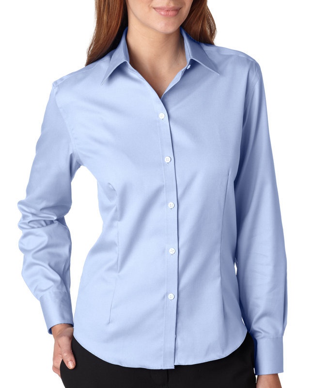 'Van Heusen 13V0144 Women's Non-Iron Pinpoint Oxford Shirt'