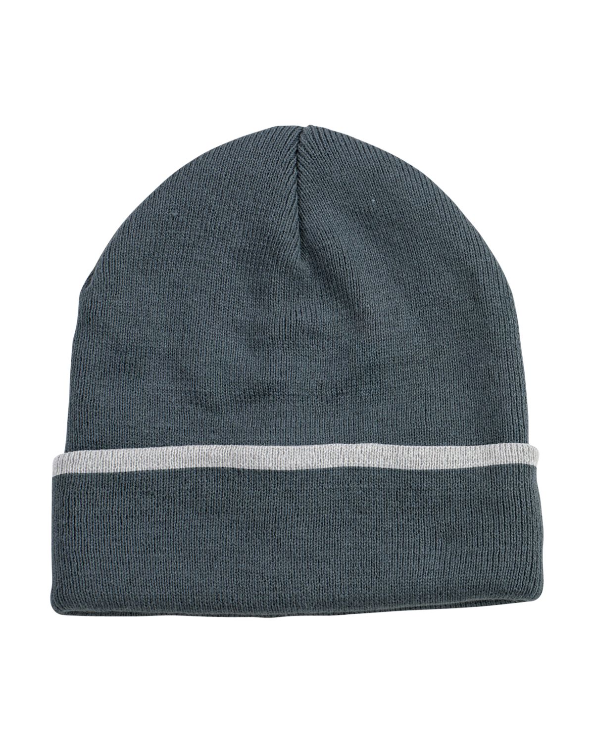 'Vantage 0181 Edge Stripe Knit Beanie'