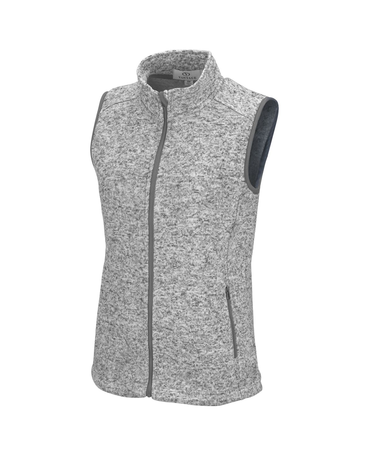 'Vantage 3308 Women’s Summit Sweater-Fleece Vest'