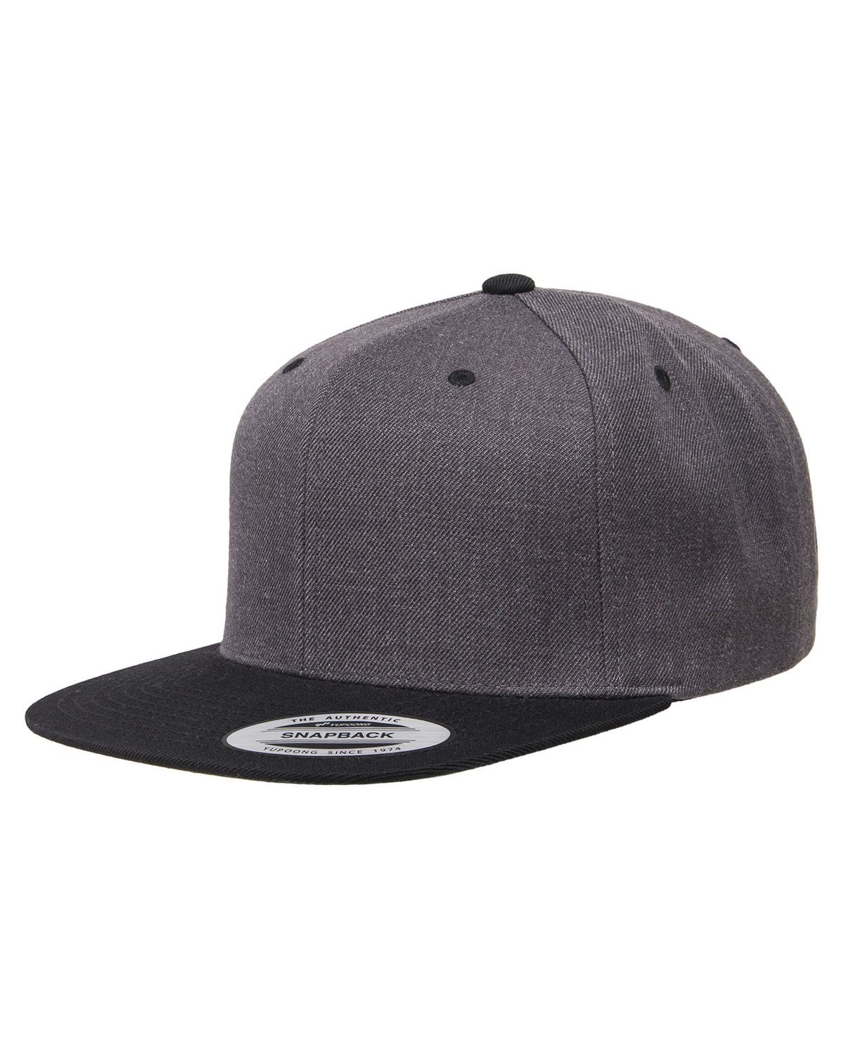 'Yupoong 6089MT Men's Classic Flat Bill Snapback Cap'