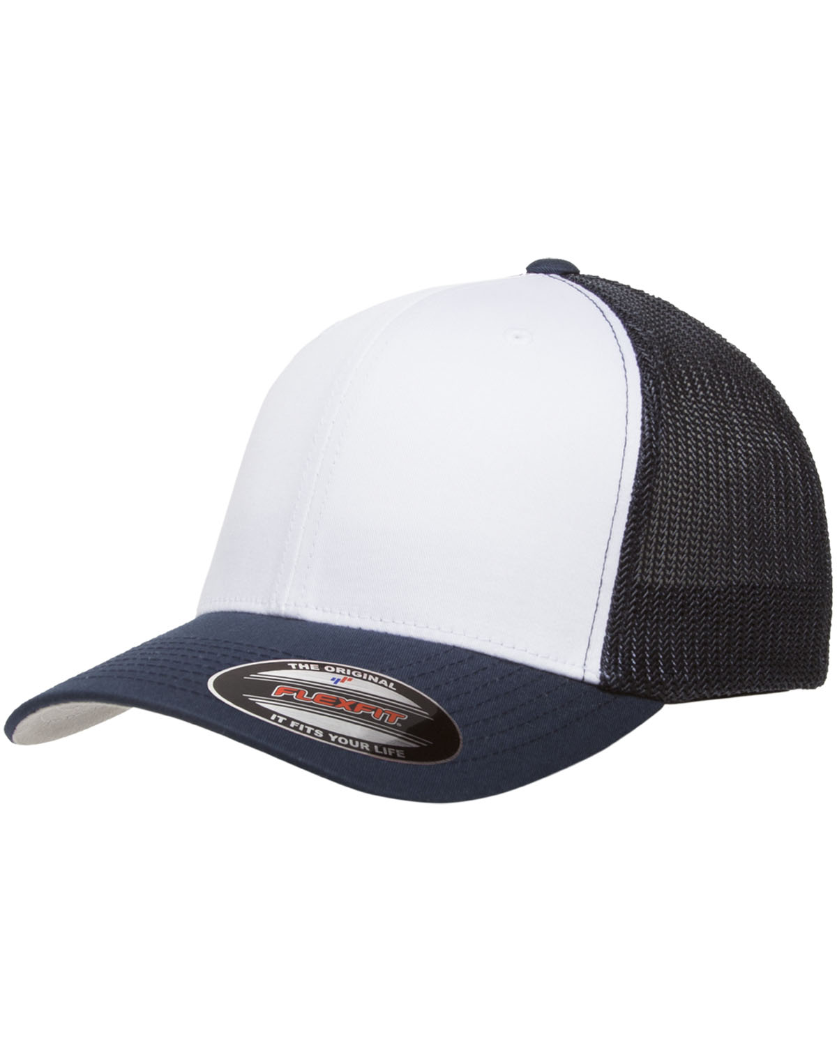 'Yupoong 6511W Flexfit Trucker Mesh with White Front Panels Cap'